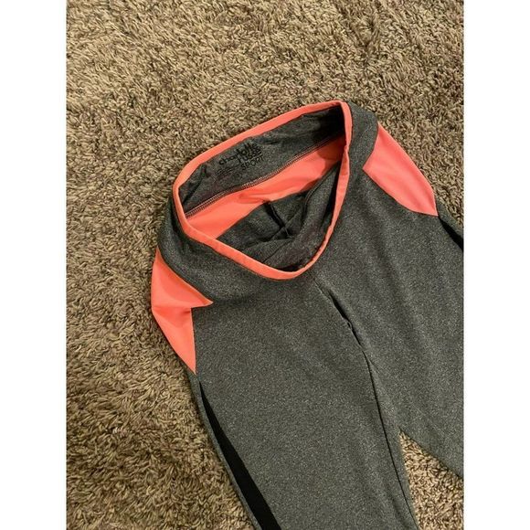 Workout Women's Grey Yoga Athletic Stretch Leggings & exercise tights Size small - Picture 7 of 11